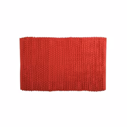 MSV TAPIS DE BAIN, Rouge, Monochromatique, Rectangulaire, Coton, 60 °C, 50 x 80 cm