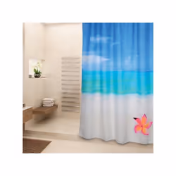 MSV Rideau de douche Polyester Motif Paradise