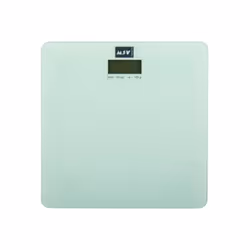 MSV PÈSE PERSONNE, Pèse-personne électronique, 180 kg, 100 g, Blanc, kg, lb, ST, Carré