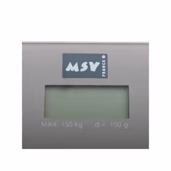 MSV 3700703953982 balance Carré Taupe Pèse-personne électronique