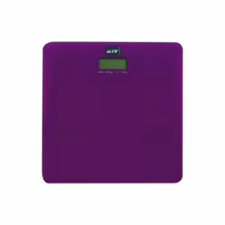 MSV 3700703954019, Pèse-personne électronique, 180 kg, 100 g, Violet, kg, lb, ST, Carré