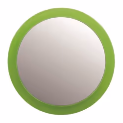 Miroir Rond Grossissant - MSV - Ventouse - Vert Anis - Salle de Bain - Pratique