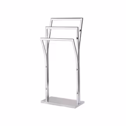 MSV Porte Serviettes Acier PILI Chrome, 410 mm, 185 mm, 870 mm
