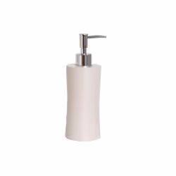 MSV 141530 - Posavasos con diseño de poliresina dispensador de jabón, Blanco, 205 mm