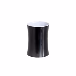 MSV Gobelet PS NIKKI Noir, Distributeurs de salle de bain, Polystyrène, Noir, Blanc, 50 mm, 68 mm