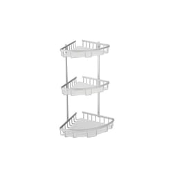 MSV Etagère d'angle de douche 3 niveaux à fixer TERESINA