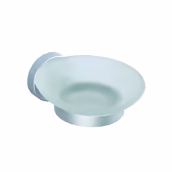 MSV Porte Savon Aluminuim LUGANO Transparent, Transparent, Aluminium, 110 mm, 135 mm, 52 mm