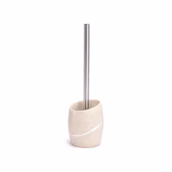 MSV 3700703955955, Support et brosse pour toilettes, Beige, Polyrésine, 105 mm, 366 mm