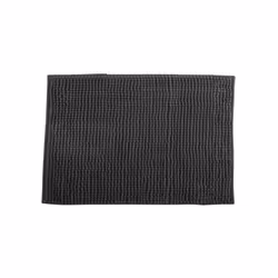 MSV 141611, Gris, Monochromatique, Rectangulaire, Microfibre, 60 x 40 cm