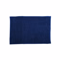 MSV 141613, Bleu, Monochromatique, Rectangulaire, Microfibre, 60 x 40 cm