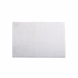 MSV 141614, Blanc, Monochromatique, Rectangulaire, Microfibre, 60 x 40 cm