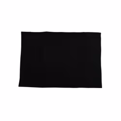 MSV 141615, Noir, Monochromatique, Rectangulaire, Microfibre, 60 x 40 cm