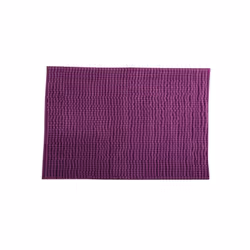 MSV 141617, Violet, Monochromatique, Rectangulaire, Microfibre, 60 x 40 cm