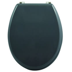Abattant wc mdf cleo Gris Anthracite - Charnières Inox MSV