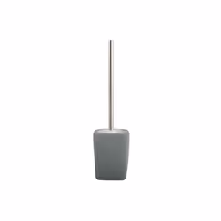 MSV Brosse Wc avec support Céramique HAITI, Support et brosse pour toilettes, Gris, Acier inoxydable, Vitrocéramique, 105 mm, ...