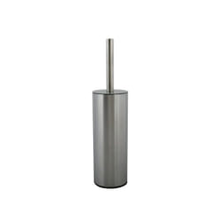 MSV TOILET BRUSH WITH STAINLESS STEEL HOLDER UNNA ANTHRACITE GRAY