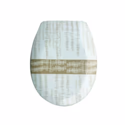 MSV 3700703957485, Allongé, Abattant rigide, Beige, Termodurcissable, 370 mm, 455 mm