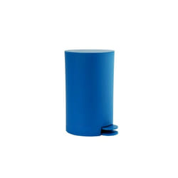 MSV "Osaki Cubo de Basura con Pedal, 3 L, Color Azul Oscuro Rond Polypropylène (PP) Bleu
