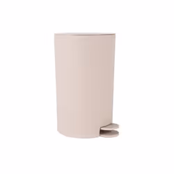 MSV POUBELLE À PÉDALE, 3 L, Rond, Polypropylène (PP), Beige, Pédale, Polypropylène