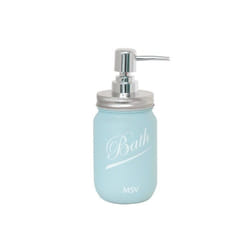 MSV 3700703958093 Distributeur de savon Bleu, Argent