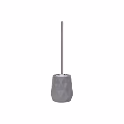 MSV 3700703958192, Support et brosse pour toilettes, Gris, Vitrocéramique, 115 mm, 115 mm, 400 mm
