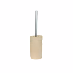 MSV Brosse Wc avec support Polyresine KIRIBATI, Support et brosse pour toilettes, Beige, Polyrésine, 95 mm, 320 mm