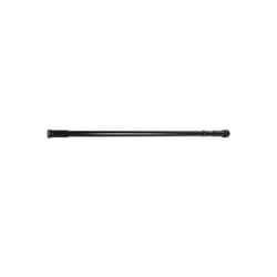 Barre tringle pour rideau de douche ou baignoire extensible Noire 110-200cm MSV