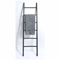 Porte serviettes echelle de la collection TILDA de la marque MSV. Découvrez notre porte-serviettes échelle en bambou noir, le ...
