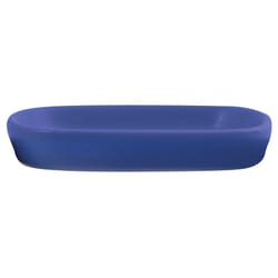 MSV - Porte savon Céramique maonie Bleu roi mat
