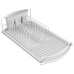 Egouttoir à vaisselle avec plateau en Acier Blanc mat MSV