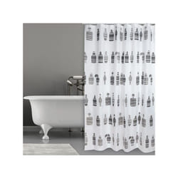 Rideau de douche Polyester moshi 180x200cm QUALITà‰ premium Chocolat MSV