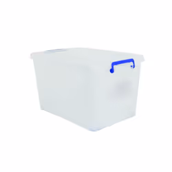MSV 3700703981497, Boîte de rangement, Transparent, Blanc, Rectangulaire, Polypropylène (PP), Monochromatique, Polypropylène