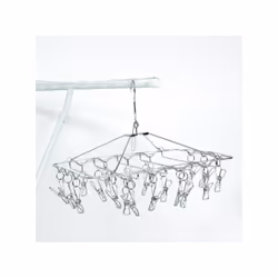 MSV 3700703983484, Etendoir à linge cintre, Acier inoxydable, Gris, 340 mm, 285 mm, 260 mm