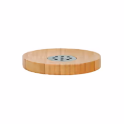 Porte-savon de la marque MSV. L'élégant et pratique porte savon de la gamme BAMBOU permet de maintenir un savon glissant en p ...