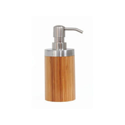 MSV 3700703983521 Distributeur de savon Bambou, Acier inoxydable
