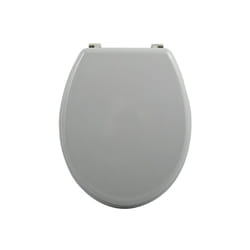 MSV - Abattant wc mdf cleo Gris - Charnières Inox