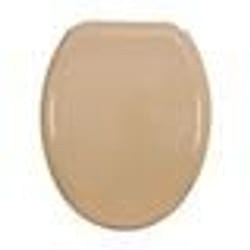 MSV Abattant WC MDF CLEO Beige - Charnières Inox