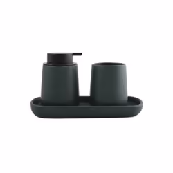 Lot accessoires à poser MAONIE de la marque MSV. ENSEMBLE D'ACCESSOIRES: un trio harmonieux comprenant un distributeur de sav ...