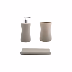 Set de salle de bain de la marque MSV Idéal pour aménager la salle de bain de manière chic et élégante. Un lot d'accessoires ...