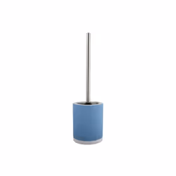 MSV 3700703990963, Support et brosse pour toilettes, Bleu, Vitrocéramique, 380 mm, 11 cm