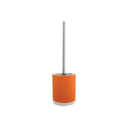 MSV - Brosse wc avec support Céramique cagliari Orange