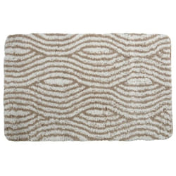 Tapis de bain Microfibre 50x80cm Wave Taupe MSV