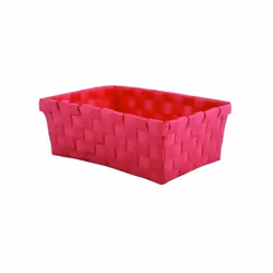 Panier de rangement 19x14x8cm Rouge MSV