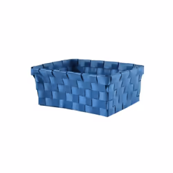 MSV 3700703992011, Panier de rangement, Bleu, Rectangulaire, Polypropylène (PP), Monochromatique, Universel