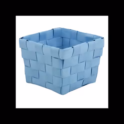Panier de rangement 10x10x75cm Pastel Bleu MSV
