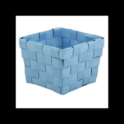 Panier de rangement 10x10x75cm Pastel Bleu MSV