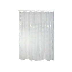 MSV 3700703992707 rideau de douche Anneau Polyvinyl chloride (PVC) Blanc