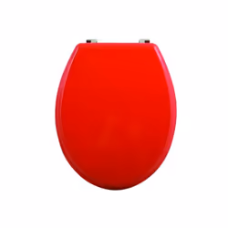 MSV TOILET SEAT, Allongé, Abattant rigide, Rouge, Panneaux MDF, 365 mm, 425 mm