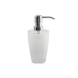 MSV 3700703996606 Distributeur de savon Argent, Blanc
