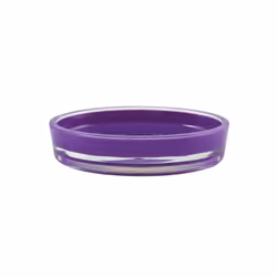 MSV PORTE SAVON, Violet, Acrylique, Ovale, Drain, 130 mm, 90 mm